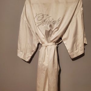 White Bride Robe size S